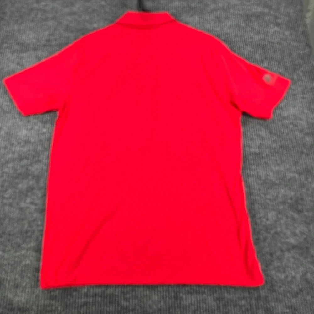 Nike Golf Tour Performance Polo Shirt Mens Large Red Short Sleeve Casual Outdoor